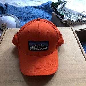 Patagonia Campfire Orange P-6 Logo Roger That Hat